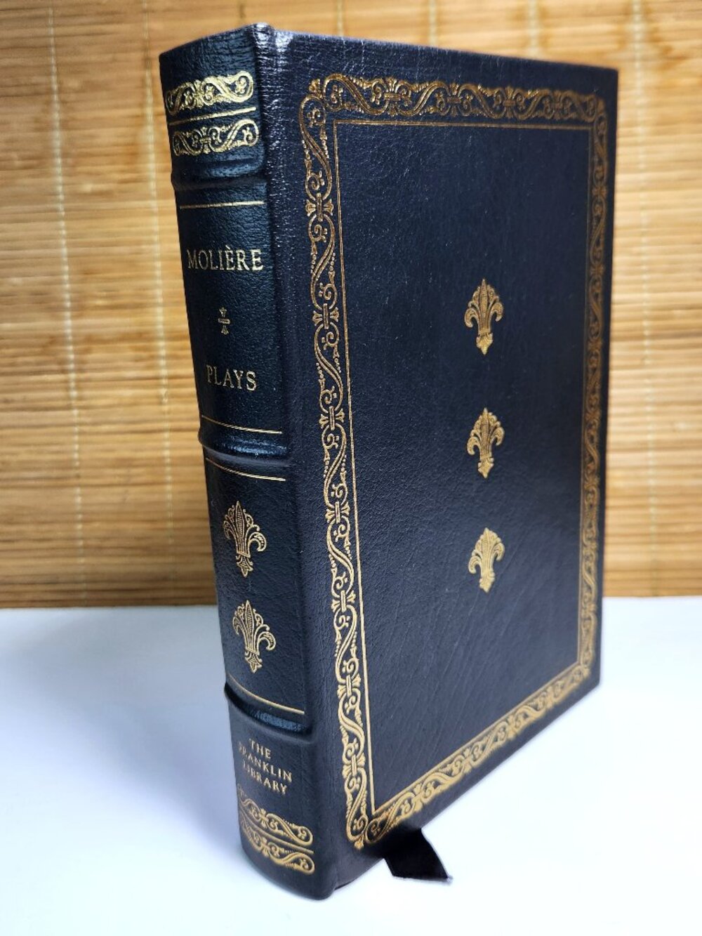 Seven Plays Moliere Franklin Library Full Leather Gilt Ribbon Edges 1980